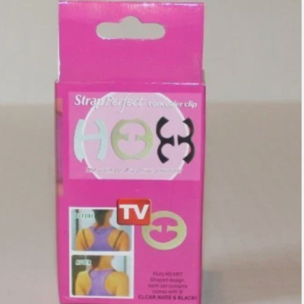 Strap Perfect Bra Clip Hide Straps Lift Cleavage Bust Enhancer As Seen on TV